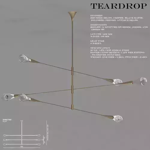 TEARDROP chandelier