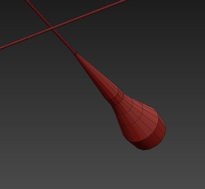 TEARDROP pendant light 3D model_4