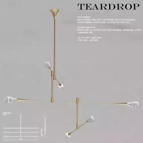 TEARDROP pendant light