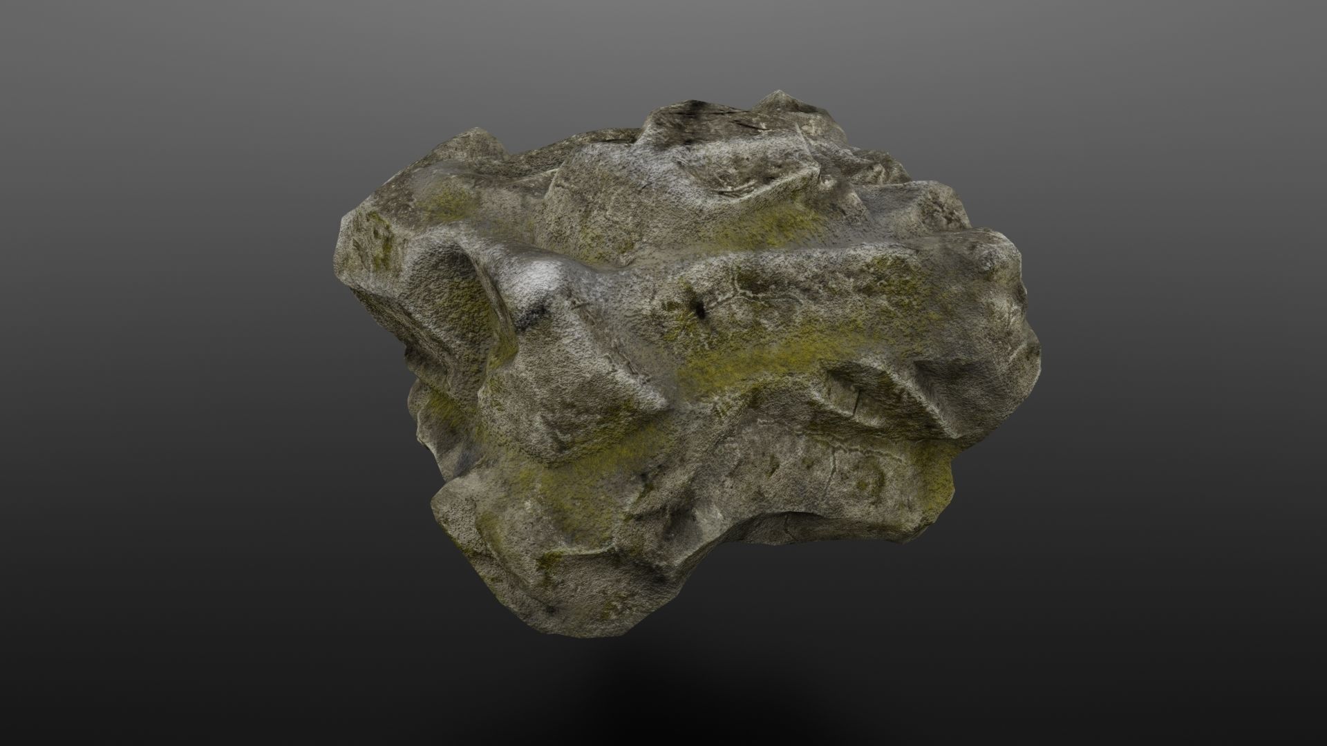 Rock Formation 3 Low-poly 3D model_12