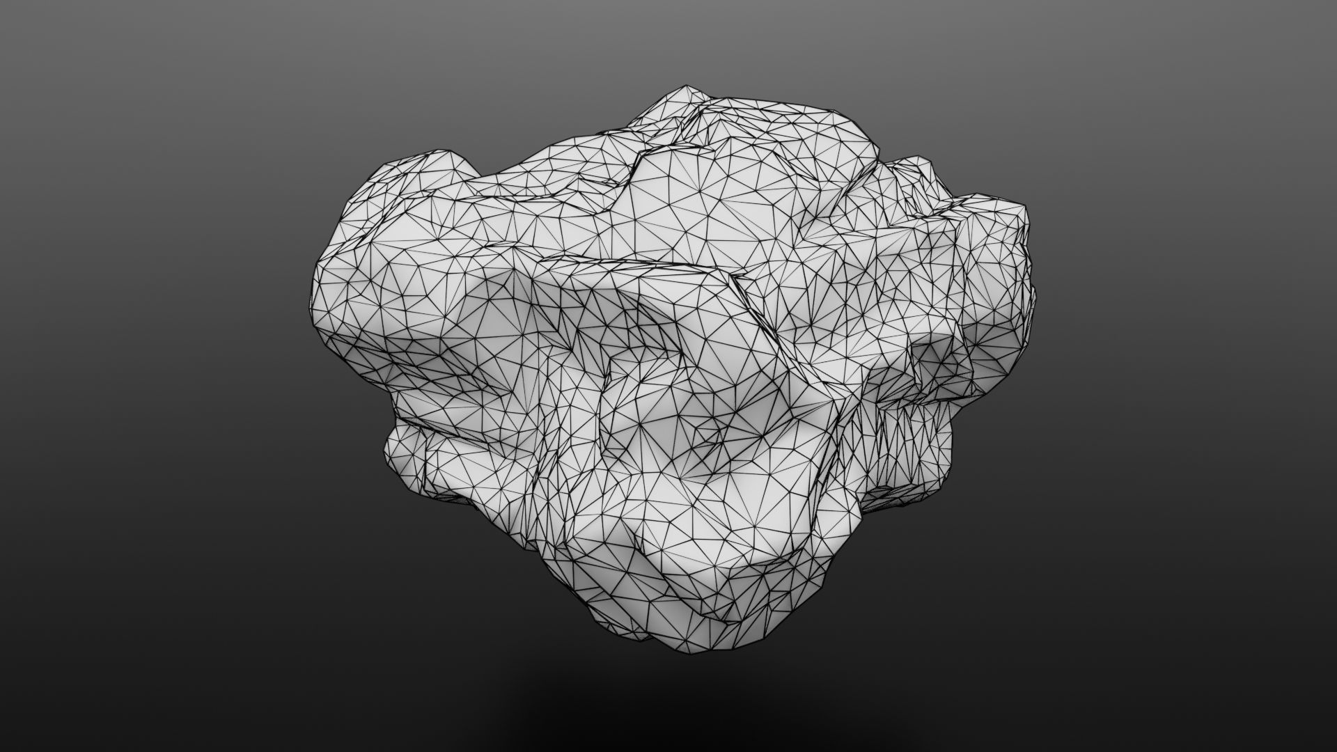 Rock Formation 3 Low-poly 3D model_33