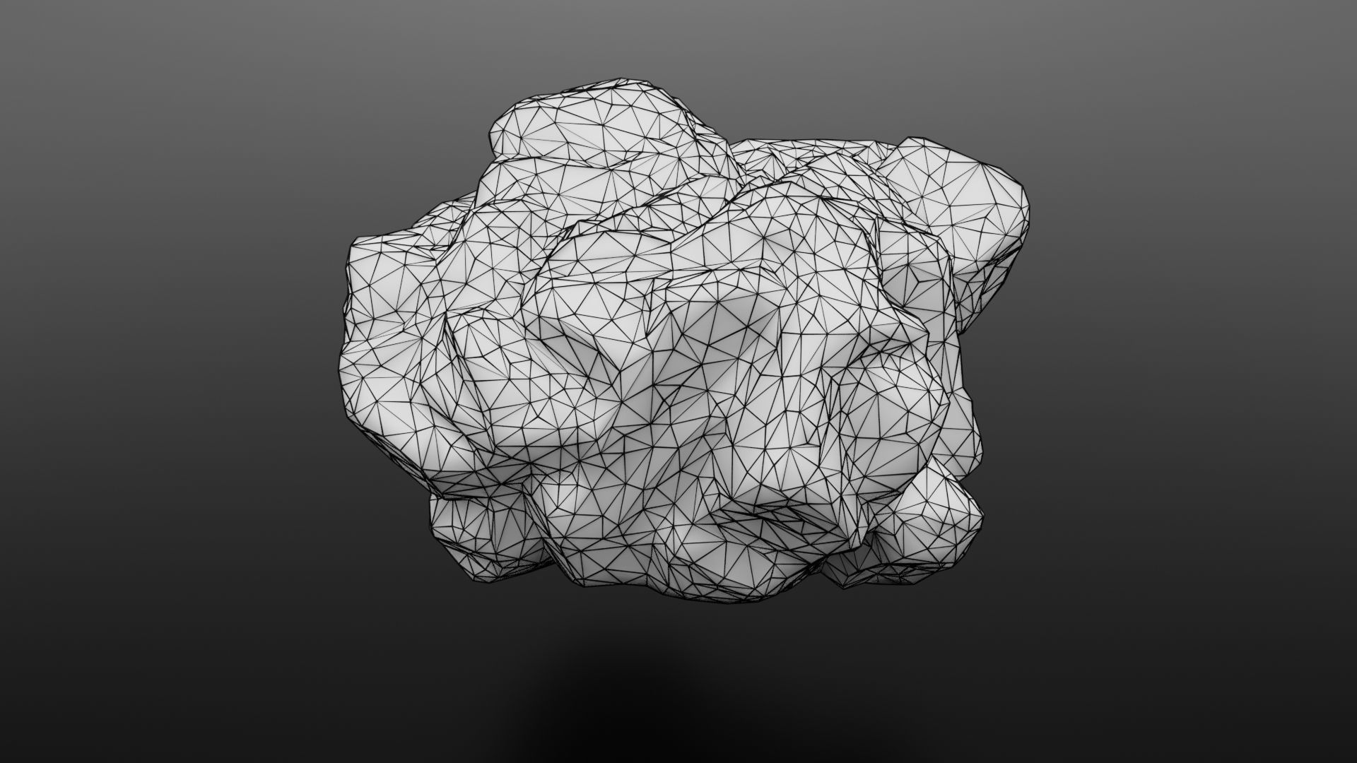 Rock Formation 3 Low-poly 3D model_26