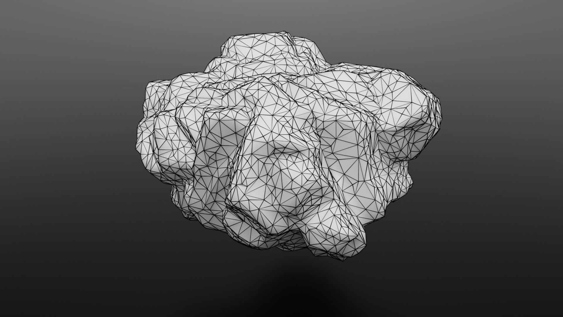 Rock Formation 3 Low-poly 3D model_41