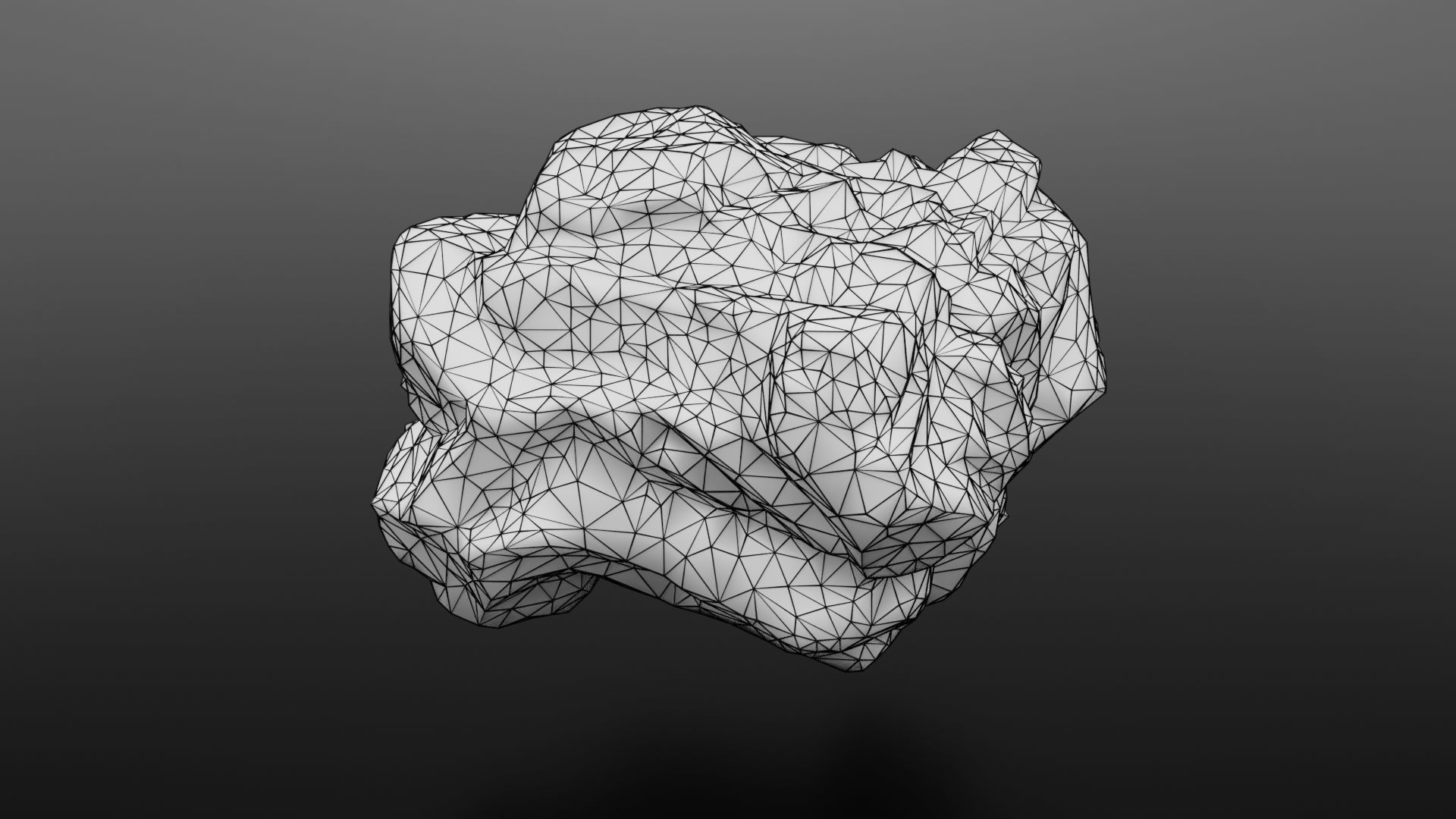 Rock Formation 3 Low-poly 3D model_30