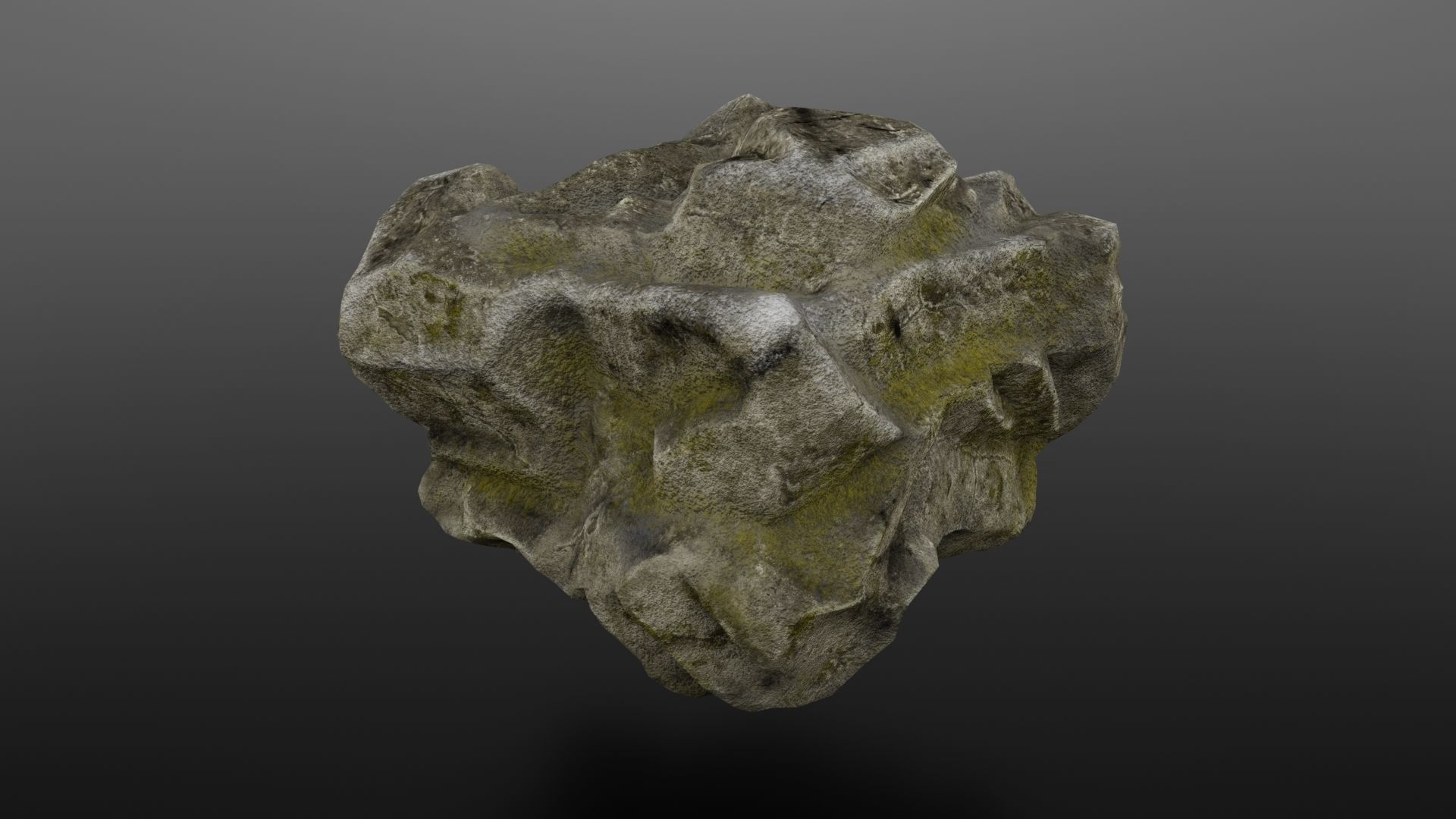 Rock Formation 3 Low-poly 3D model_13