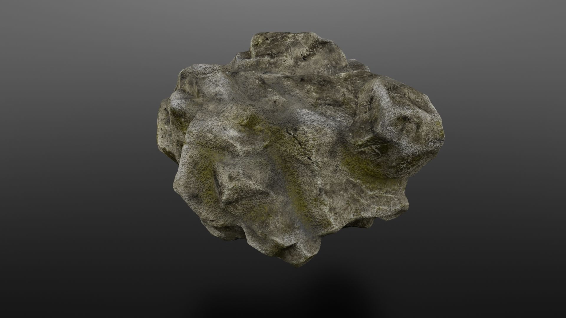 Rock Formation 3 Low-poly 3D model_19