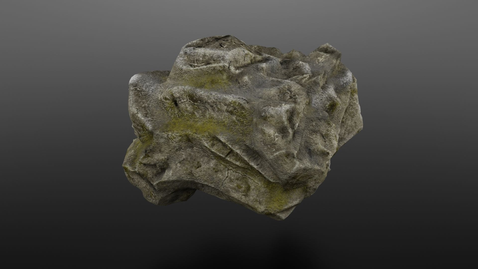 Rock Formation 3 Low-poly 3D model_10
