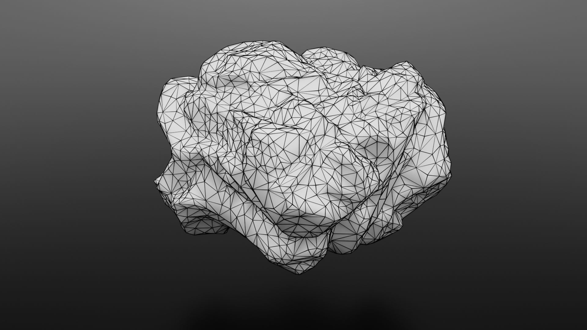 Rock Formation 3 Low-poly 3D model_29