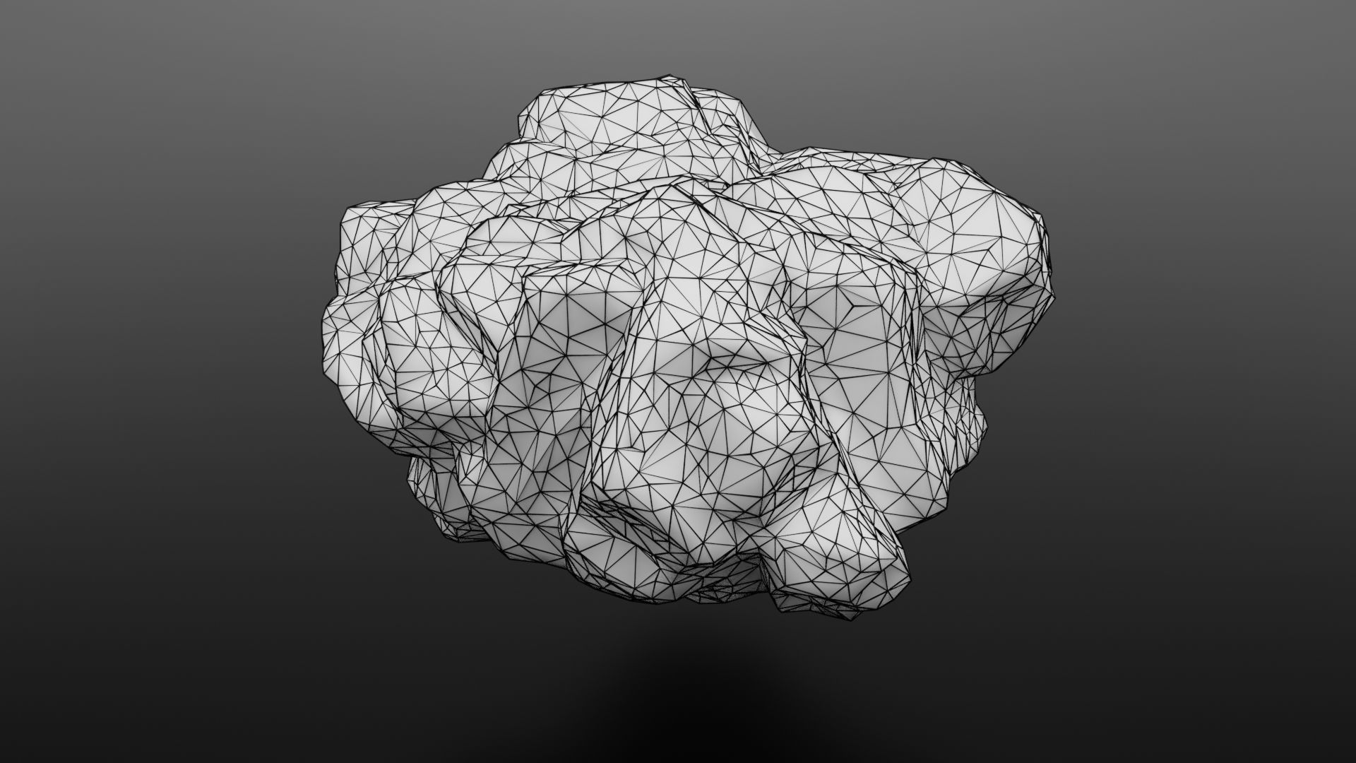 Rock Formation 3 Low-poly 3D model_42