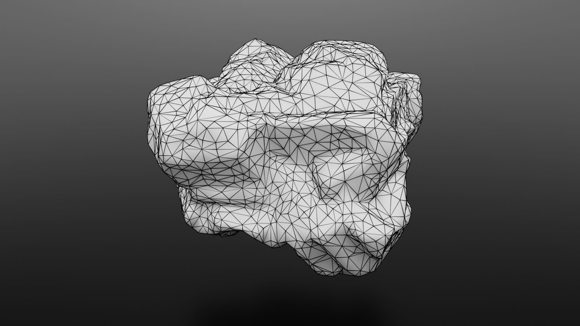 Rock Formation 3 Low-poly 3D model_34