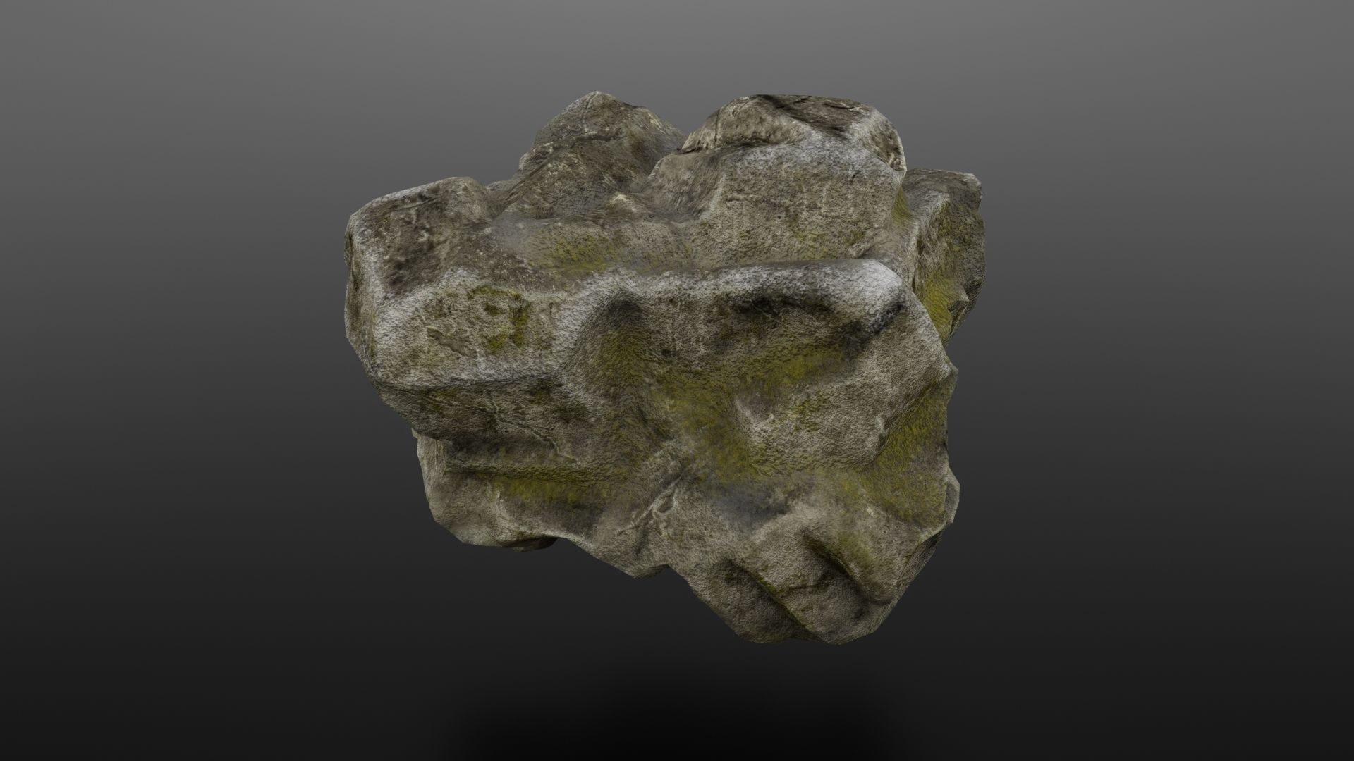 Rock Formation 3 Low-poly 3D model_14