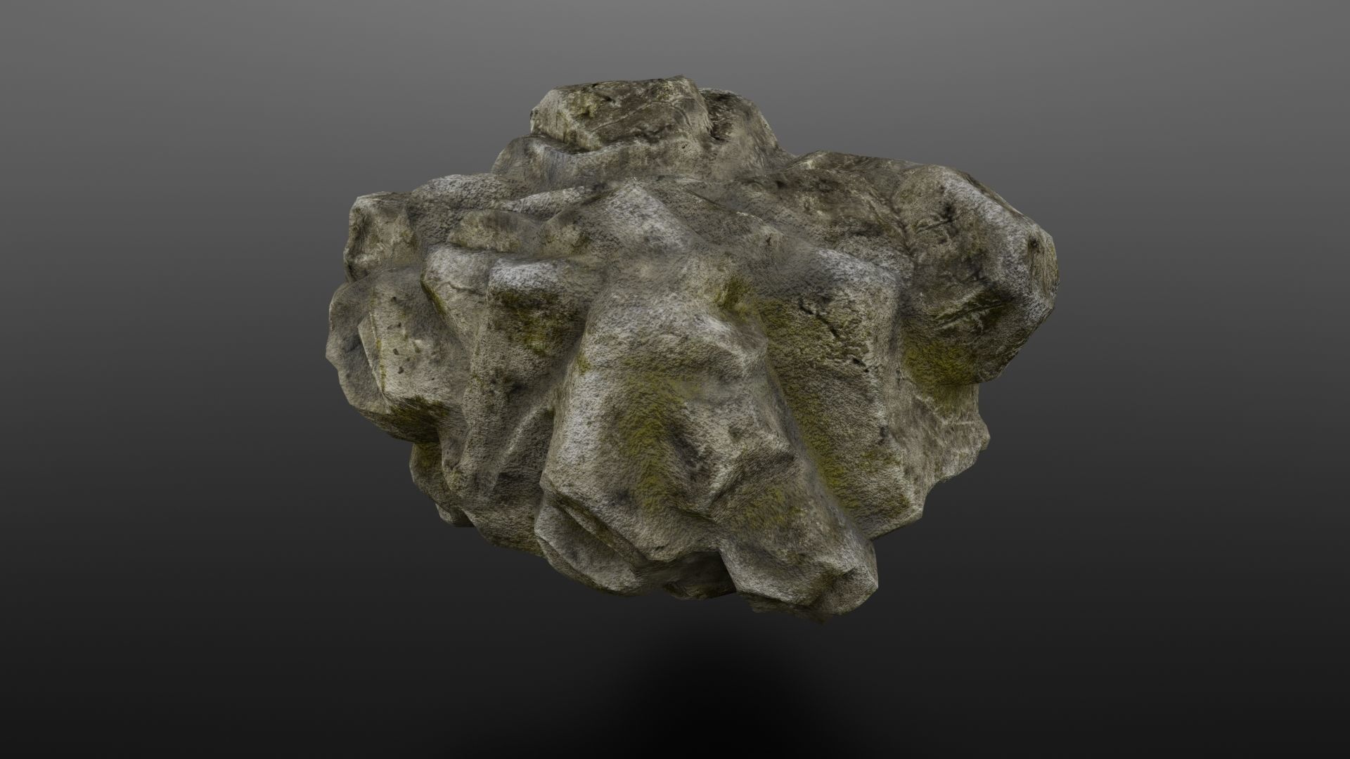 Rock Formation 3 Low-poly 3D model_21