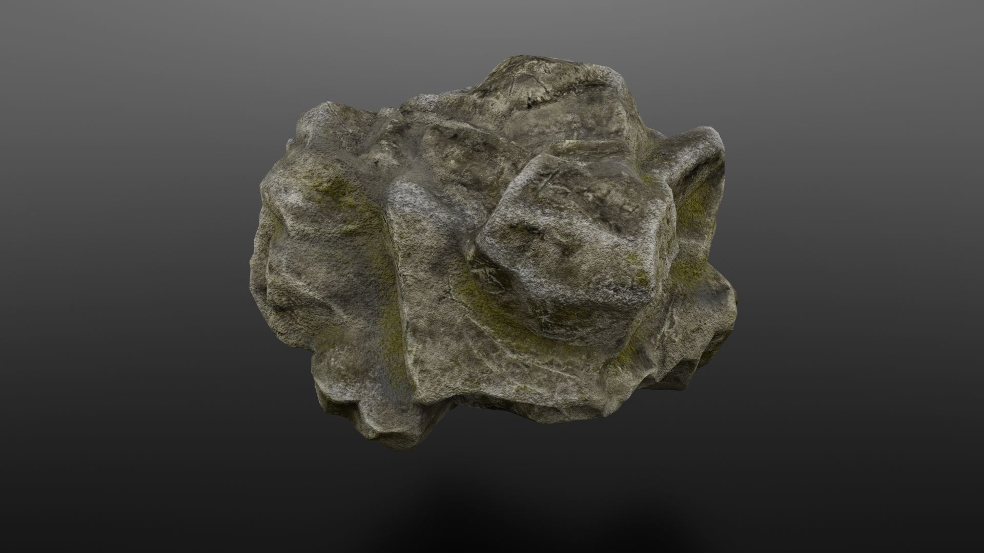Rock Formation 3 Low-poly 3D model_17