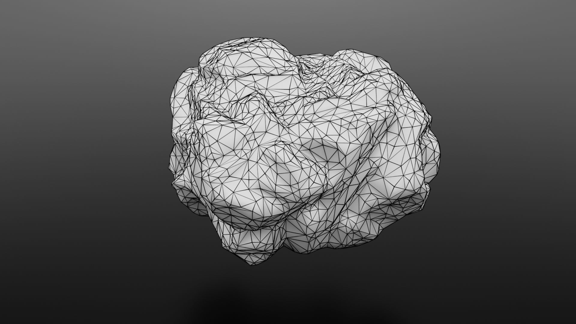 Rock Formation 3 Low-poly 3D model_28