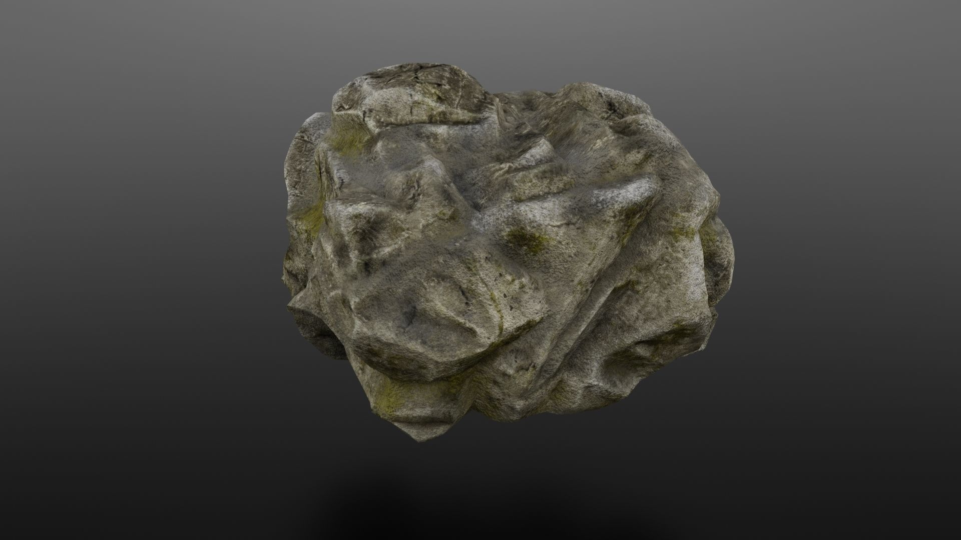 Rock Formation 3 Low-poly 3D model_8