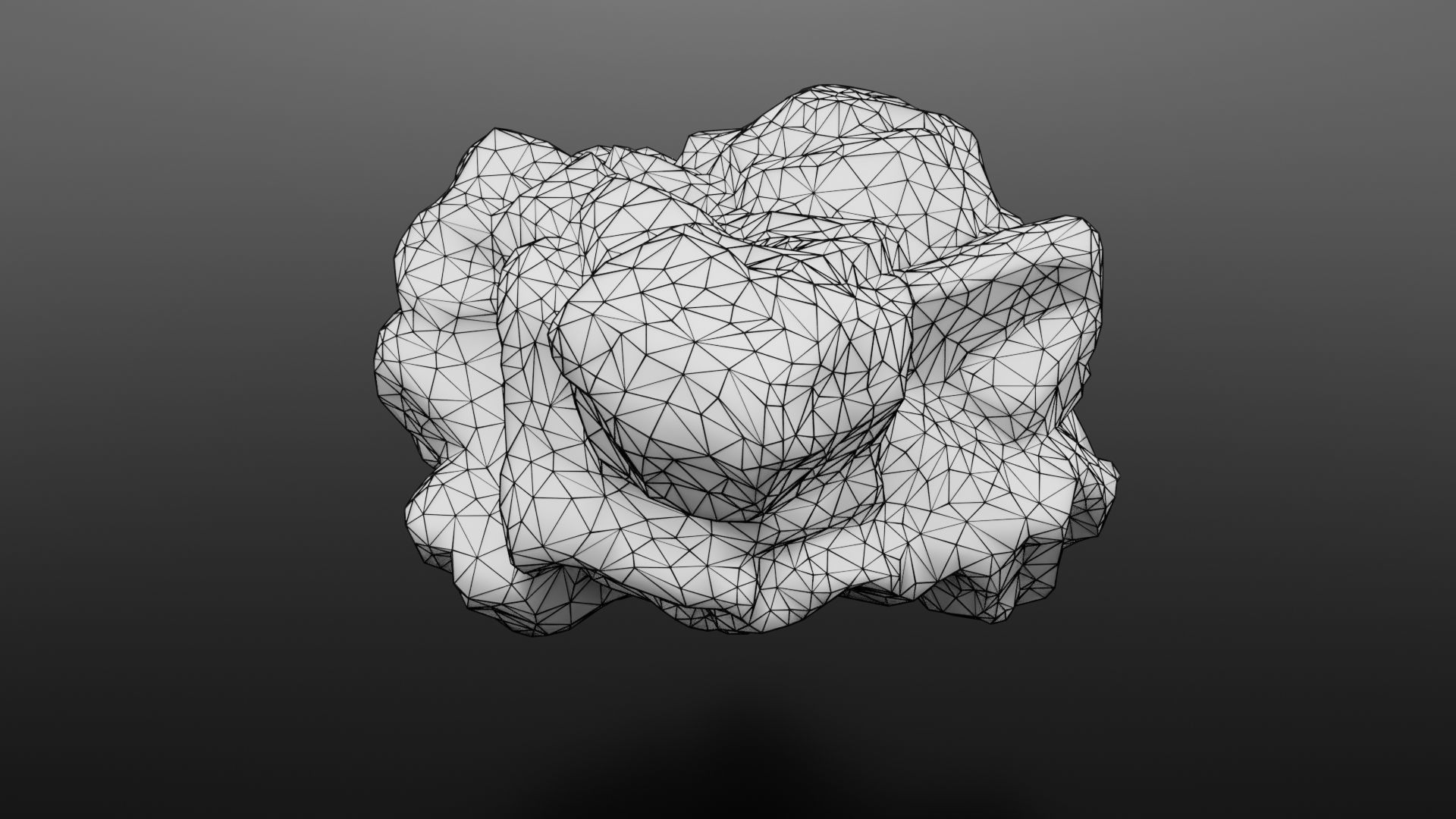 Rock Formation 3 Low-poly 3D model_36