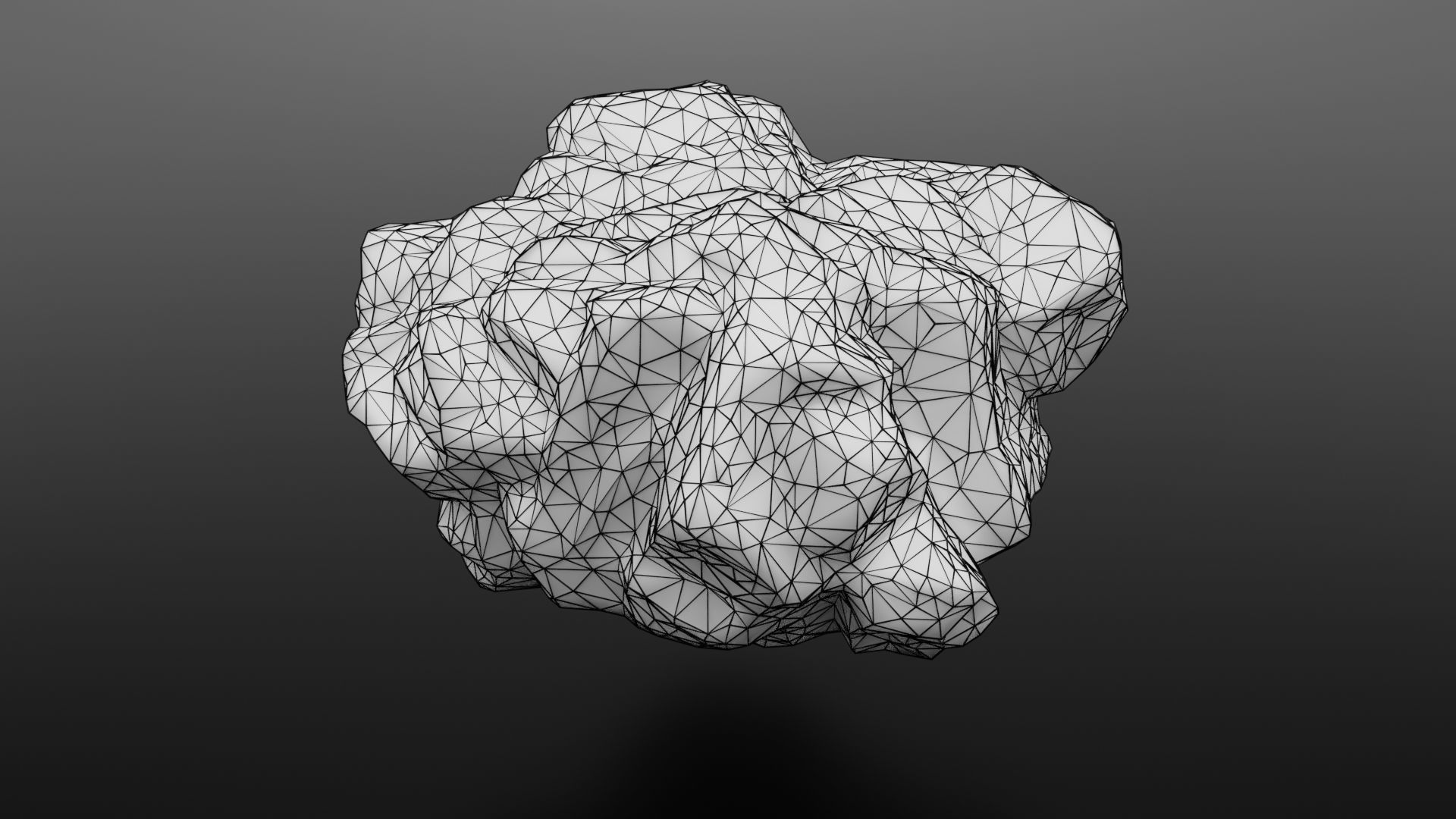 Rock Formation 3 Low-poly 3D model_24