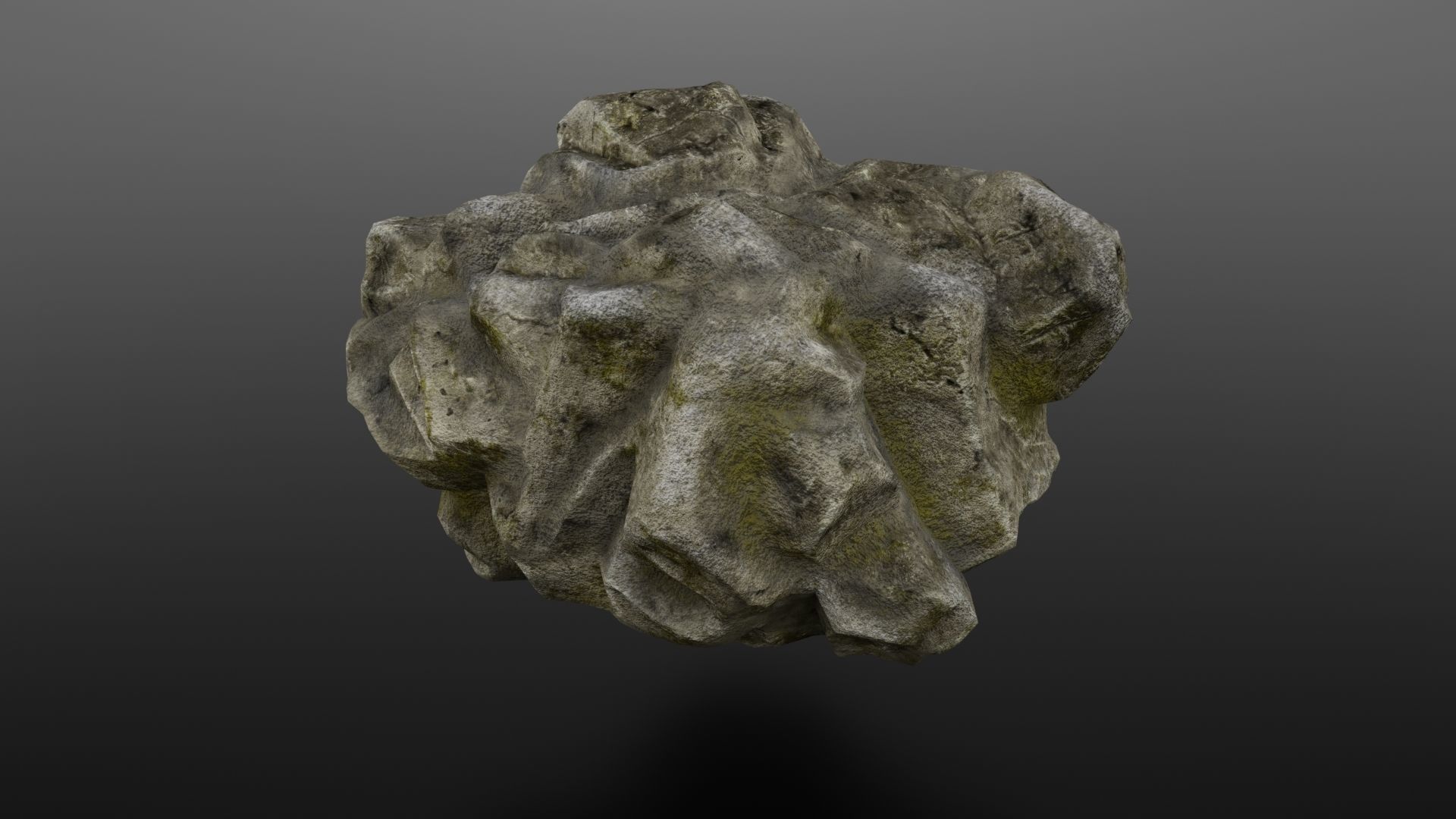 Rock Formation 3 Low-poly 3D model_22
