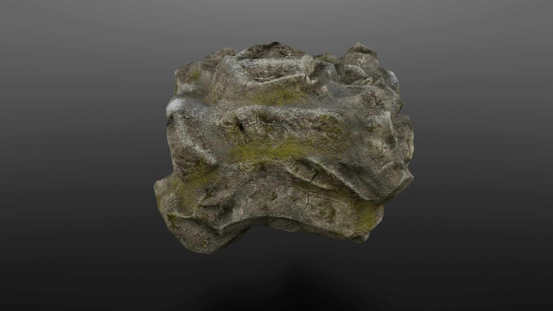 Rock Formation 3 Low-poly 3D model_11