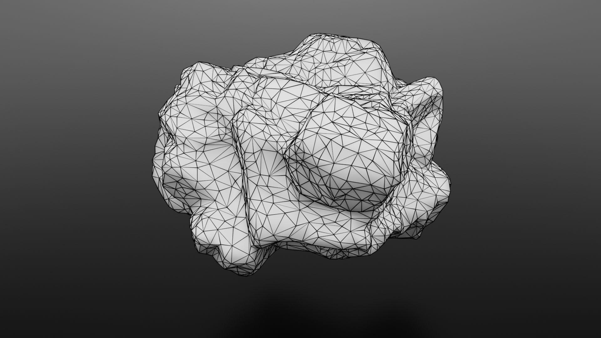 Rock Formation 3 Low-poly 3D model_37