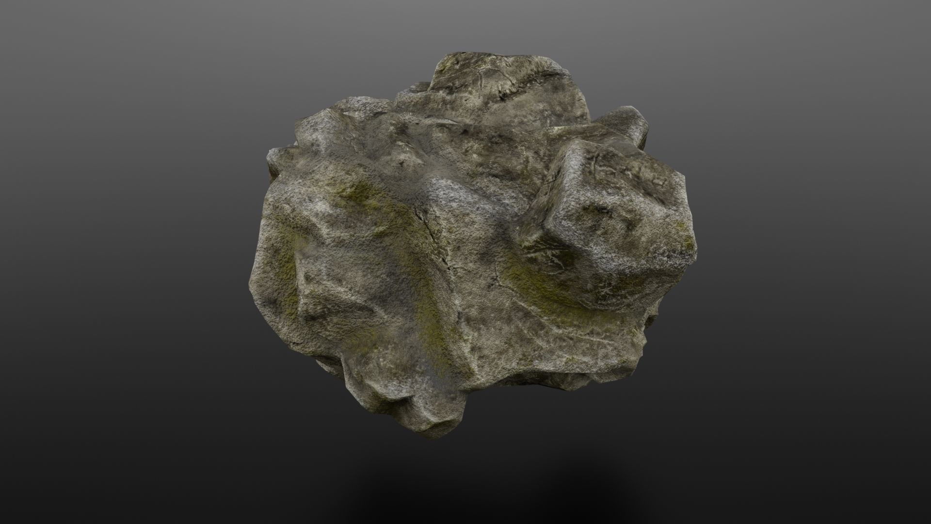 Rock Formation 3 Low-poly 3D model_18