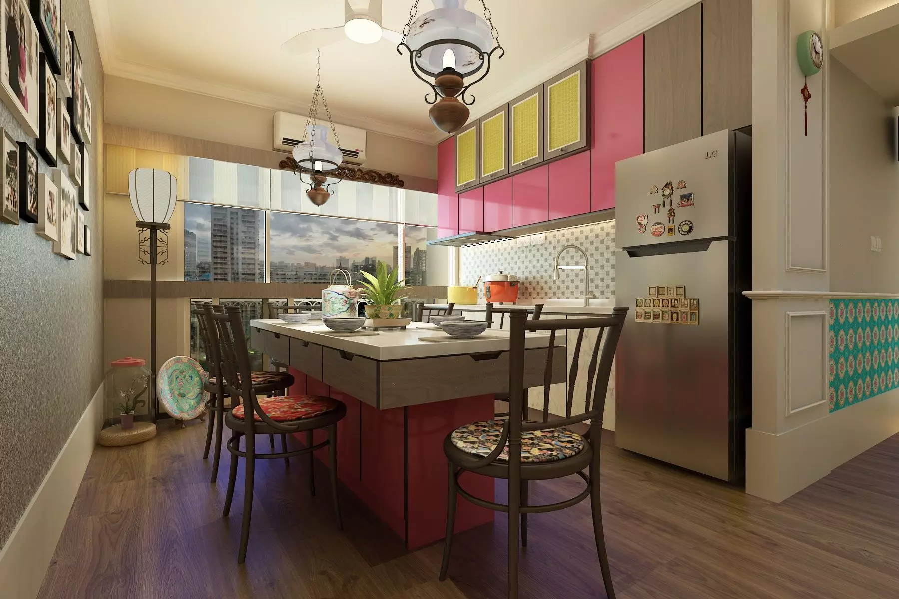 Singapore Residential Interior Free 3D model