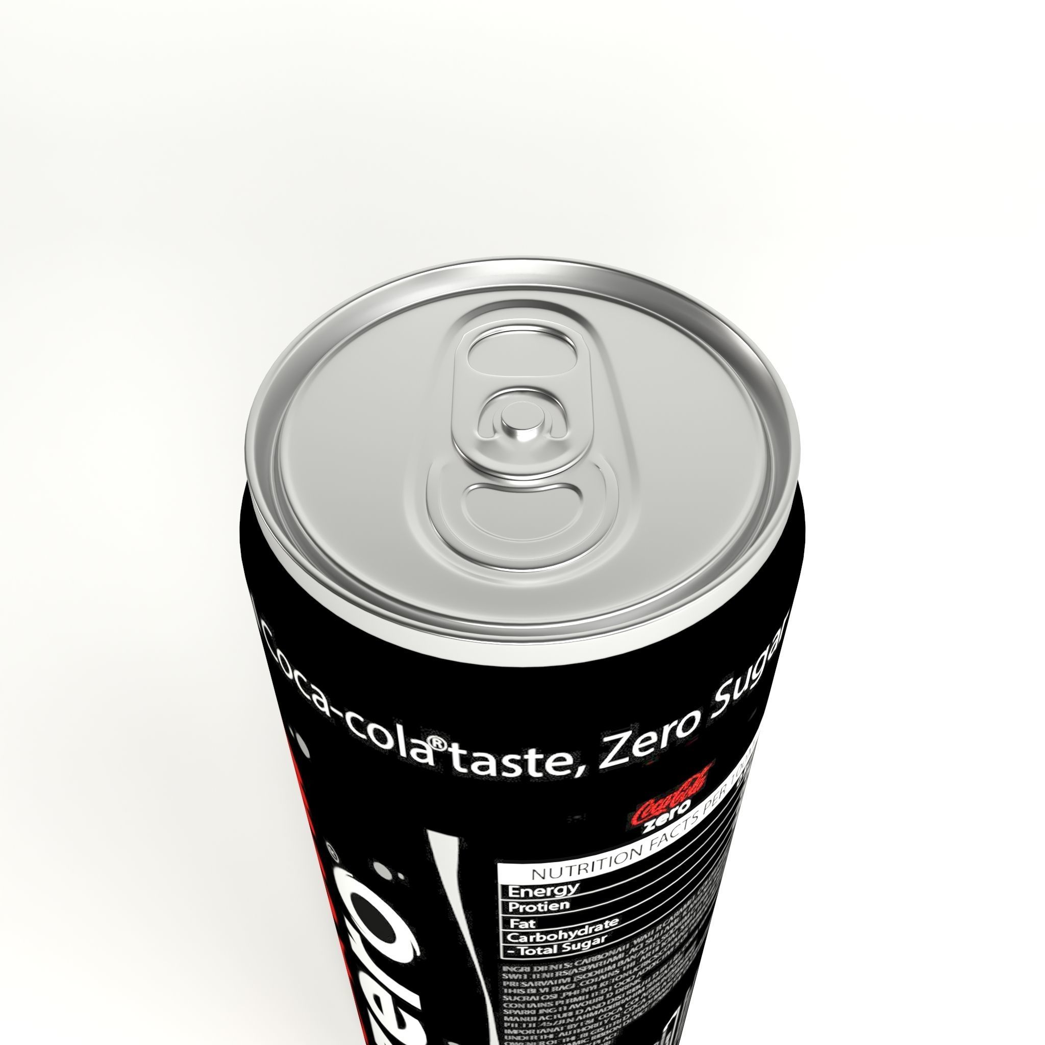 Cocacola Can High Poly 3D model_1