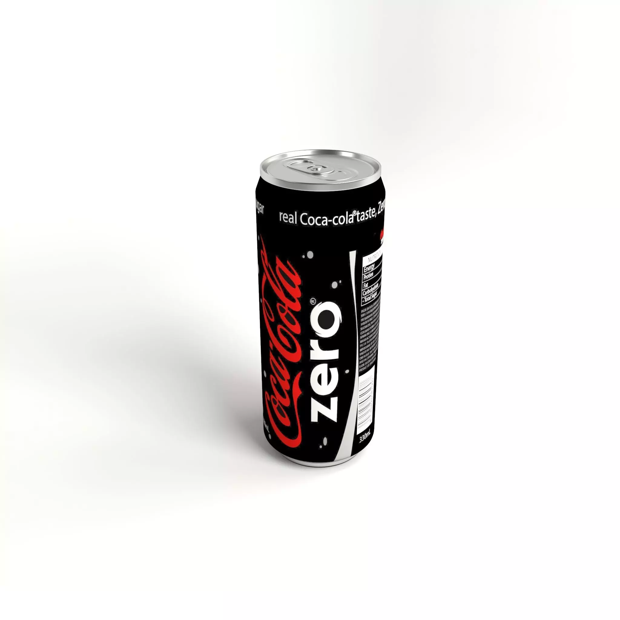 Cocacola Can High Poly 3D model_0