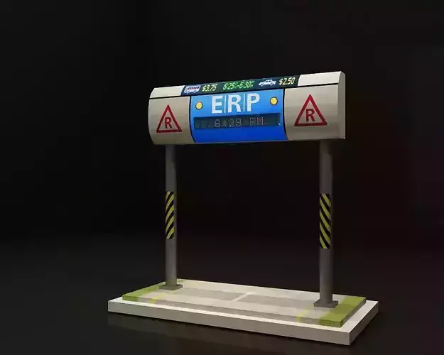 Singapore Electric Road Pricing gantry