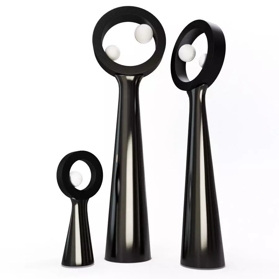 Bilbo Black Lamps 3D model