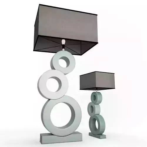 Floor Lamps Circus 3D model