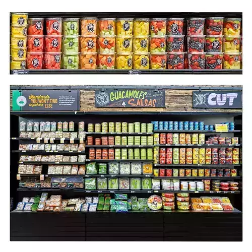 Market Fridge 3D model