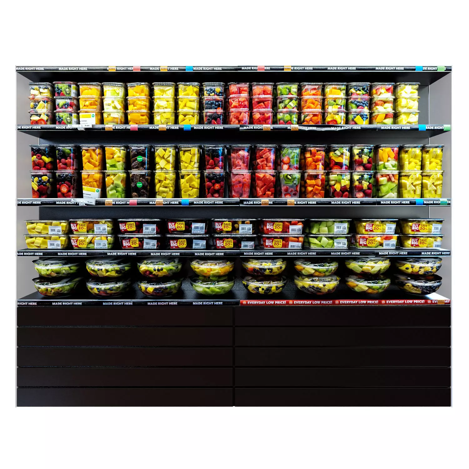 Market Fridge 2 3D model_0