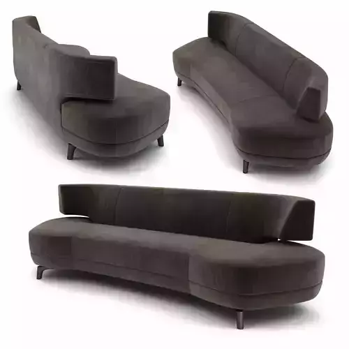 Holly Hunt mesa sofa 3d model