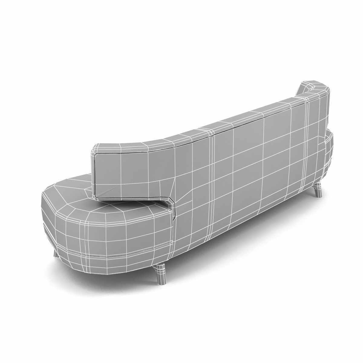 Holly Hunt mesa sofa 3d model 3D model_8