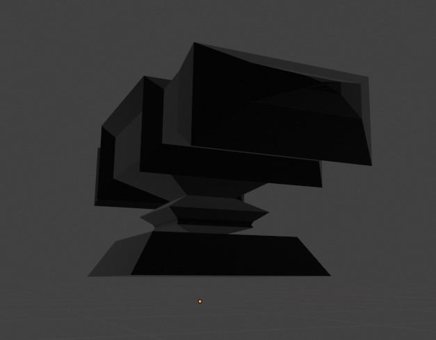 Anvil Low-poly 3D model_4