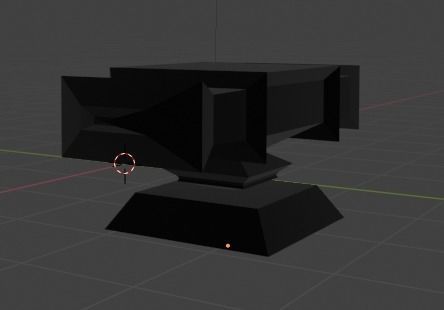 Anvil Low-poly 3D model_2