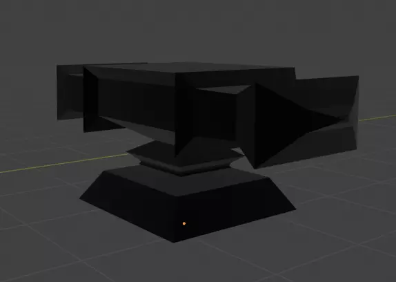 Anvil Low-poly 3D model_0