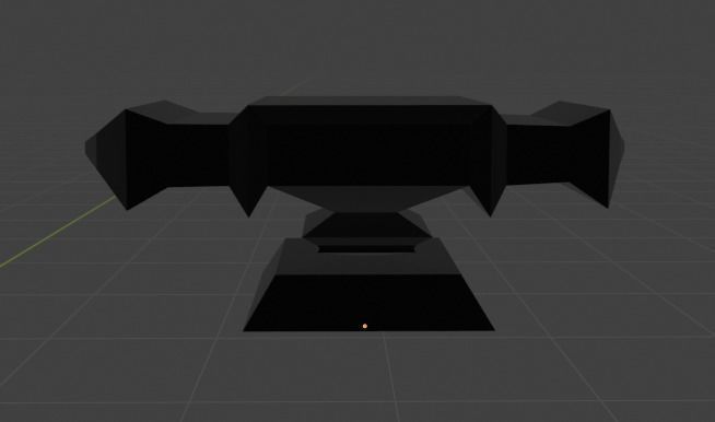 Anvil Low-poly 3D model_1