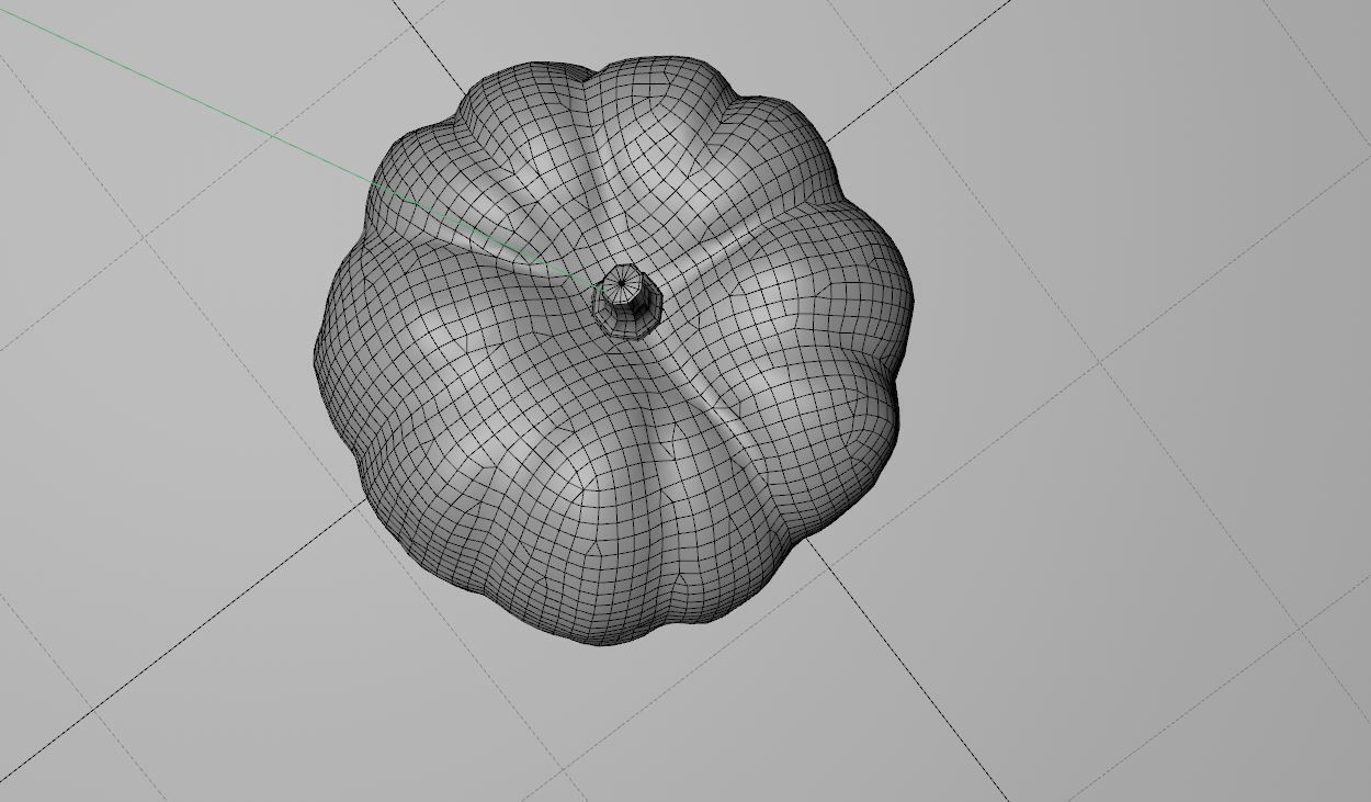 Sweet Dumpling Squash 3D model_5