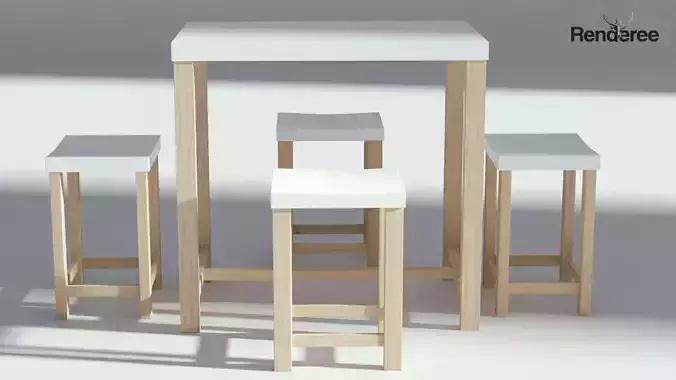 Wooden Table with seatings 