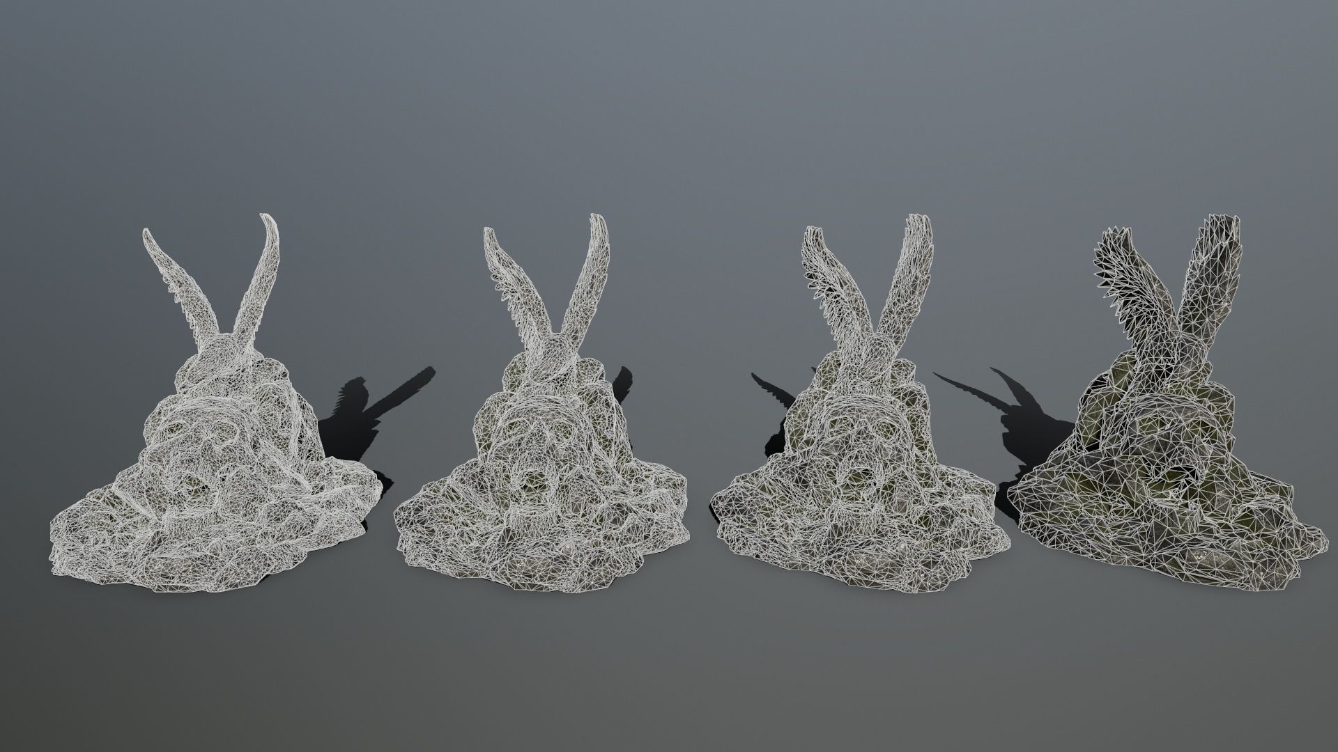 skull gate Low-poly 3D model_15