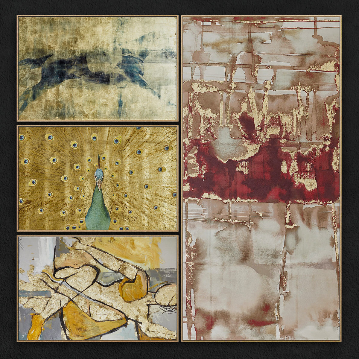 Frame Collection 10 pieces 3d model Low-poly 3D model_6