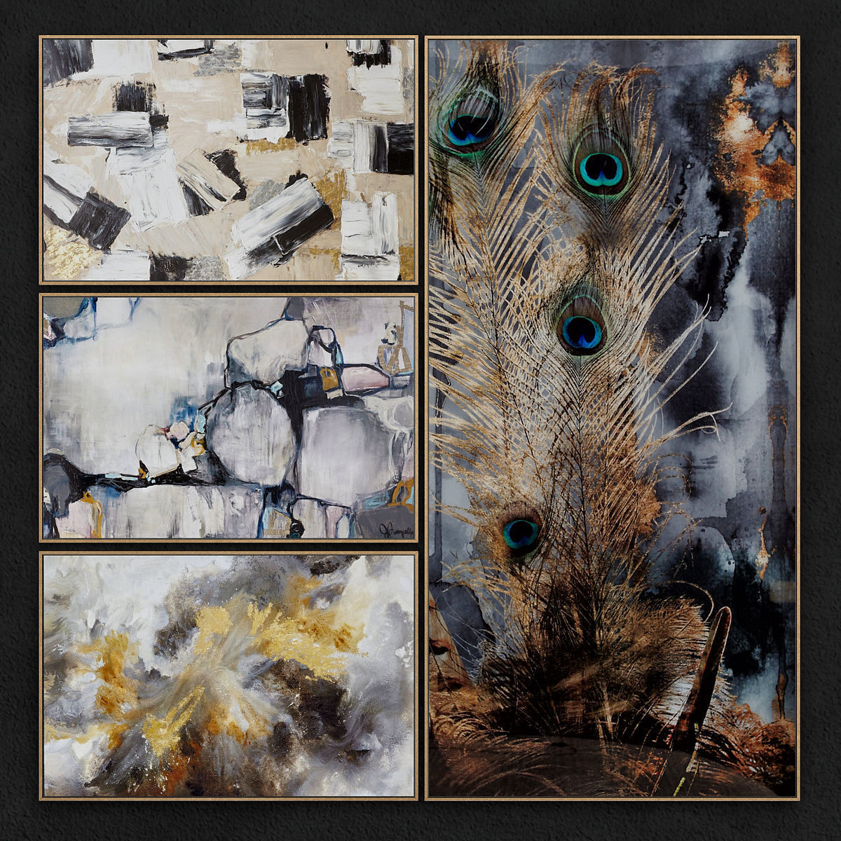 Frame Collection 10 pieces 3d model Low-poly 3D model_8