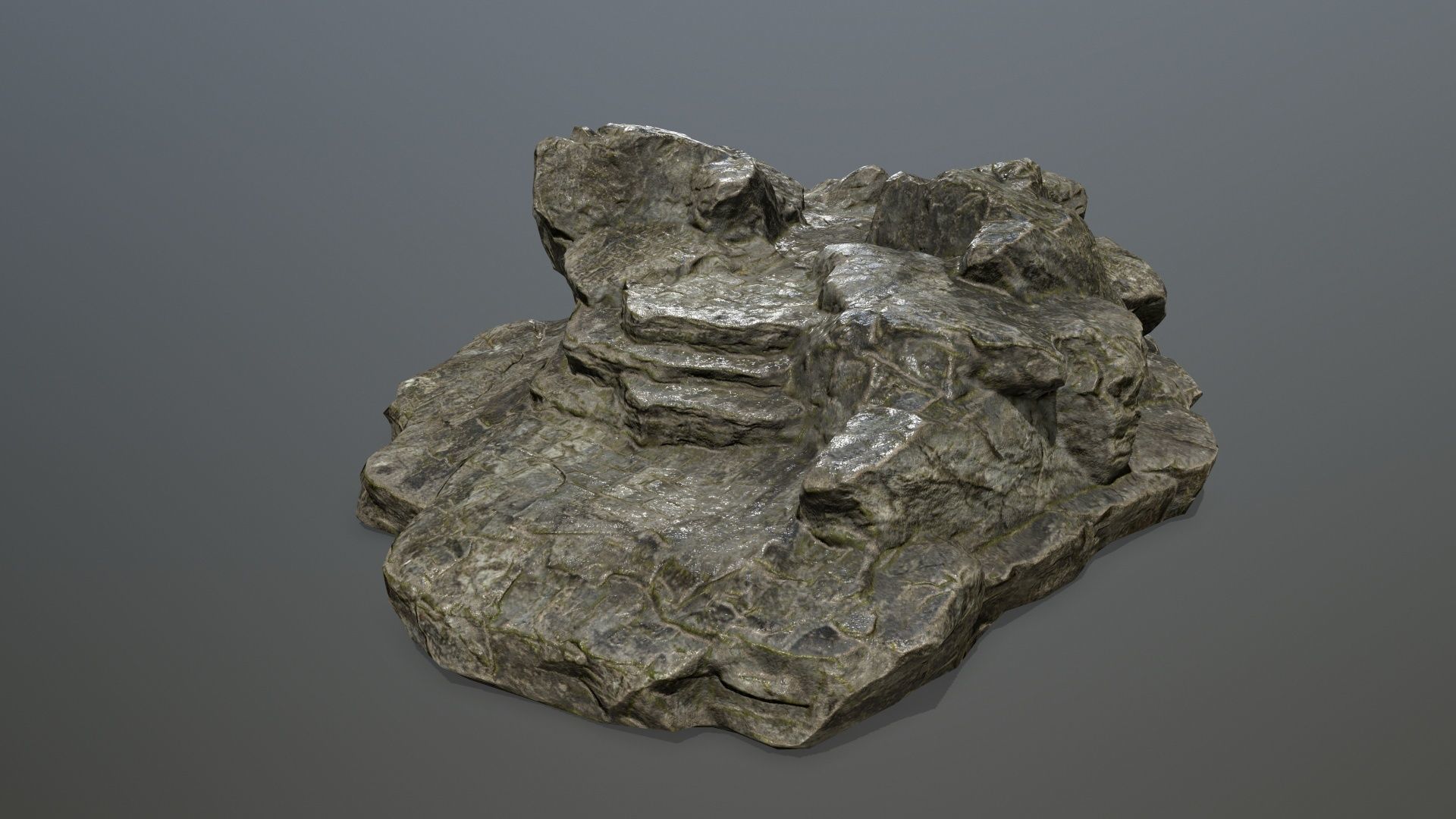Rock 12 Low-poly 3D model_12