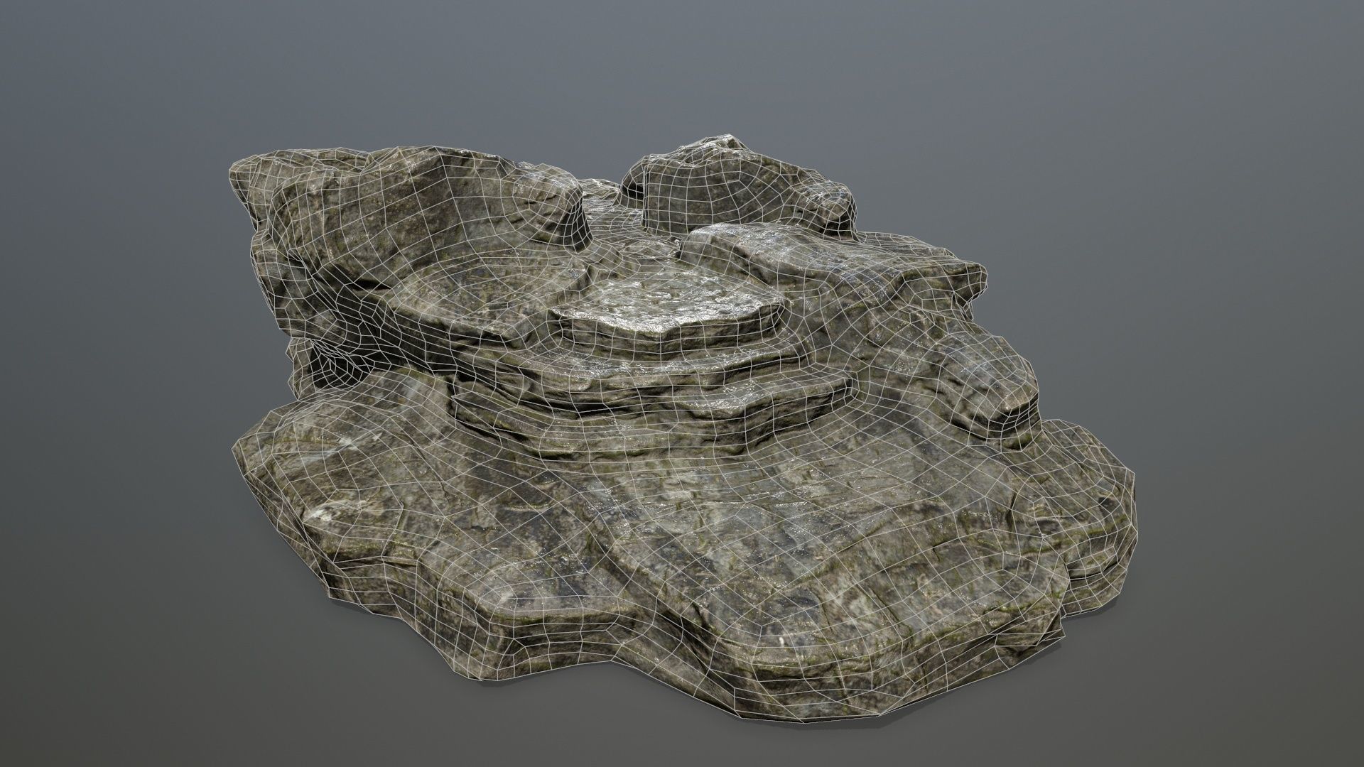 Rock 12 Low-poly 3D model_13