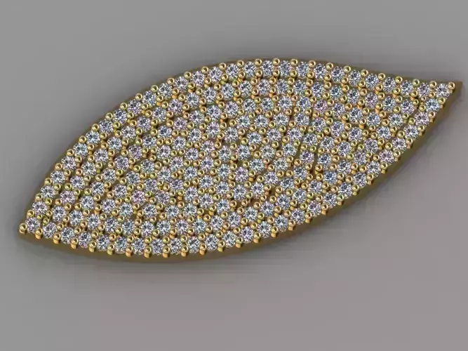 GC GOLD H086- Diamond NECKLACE