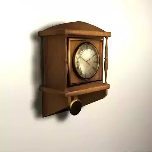 Wooden wall clock