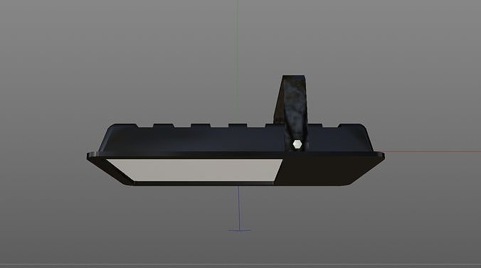 Truss Projection Lamp Low-poly 3D model