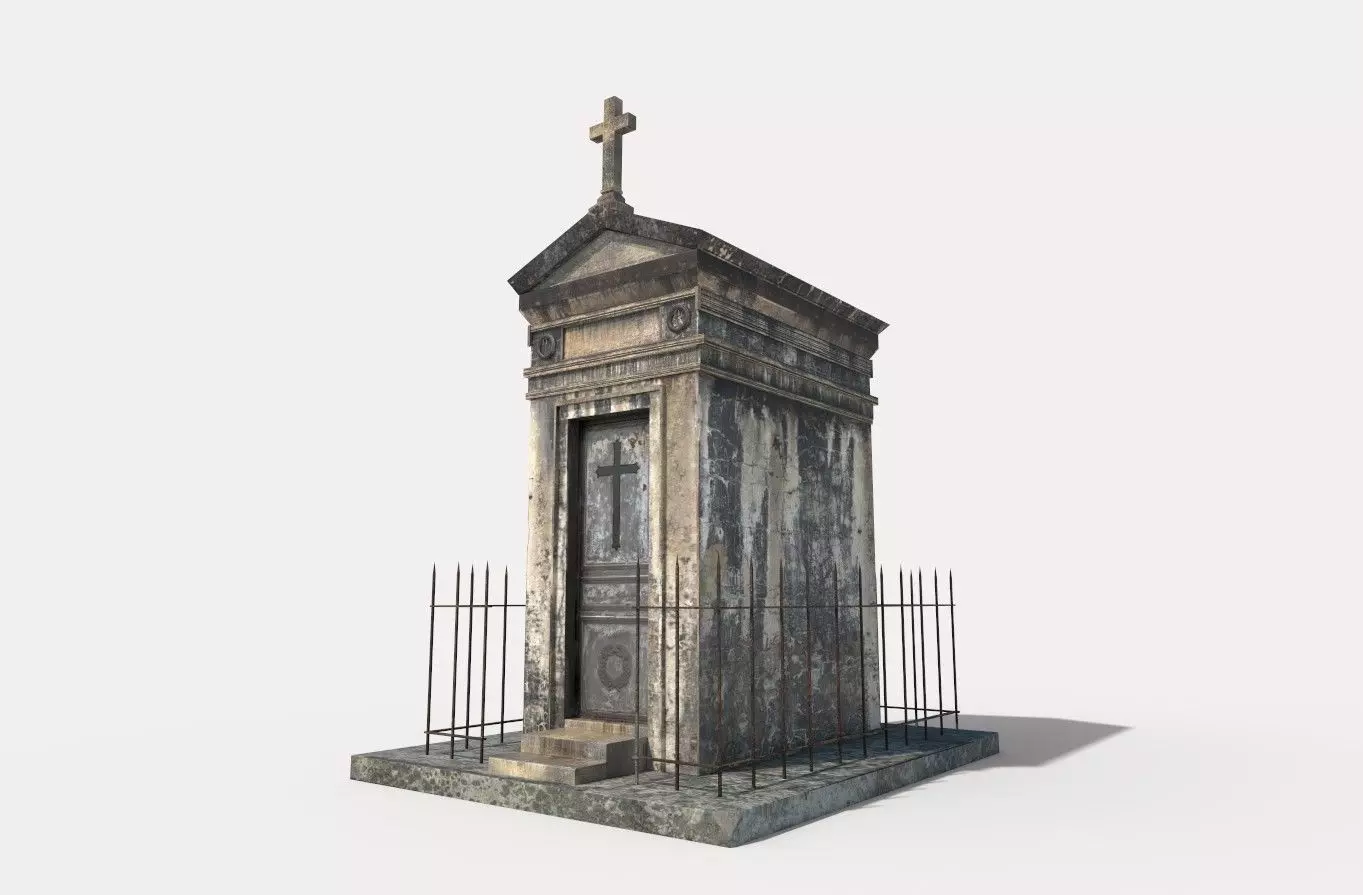 Old Mausoleum 3D model_0
